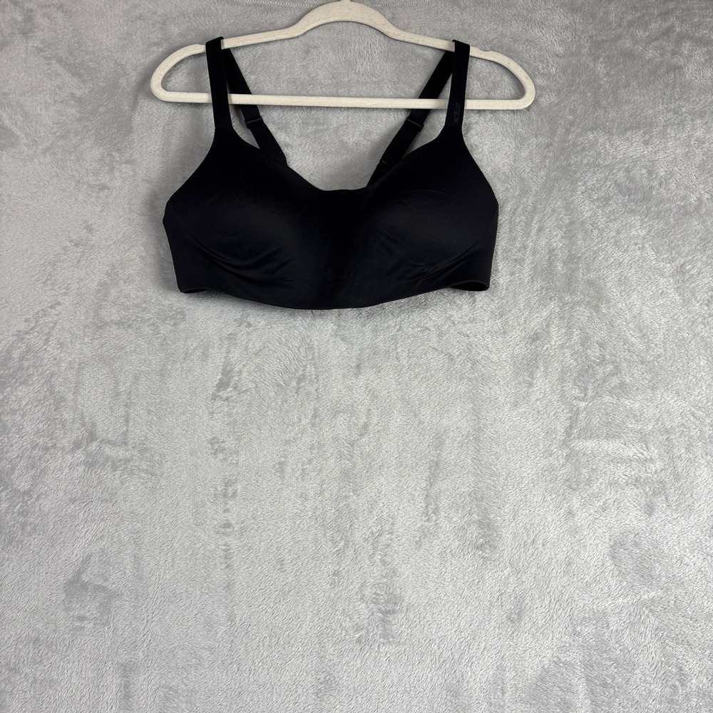 Aerie Smoothez Black Wireless Molded Cup Bra XL Adjustable Straps Seamless